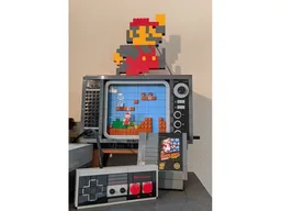 8-bit Super Mario Bros Sprite (Jumping)