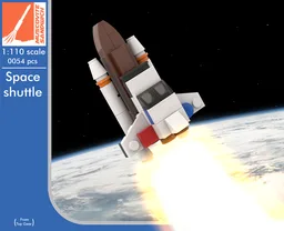 Top Gear Reliant Robin Space Shuttle [1:110 scale]