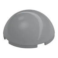 Dome Hemisphere 4 x 4 / Light Bluish Gray