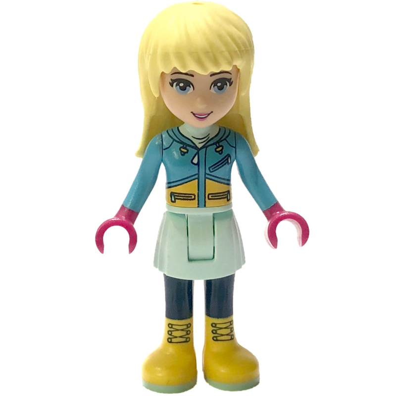 Lego Stephanie - Medium Azure Ski Vest, Light Aqua Skirt