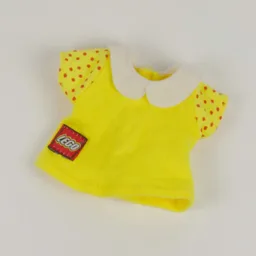 Duplo Dress with White Collar and Lego Logo / Yellow
