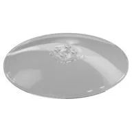 Dish 10 x 10 Inverted (Radar) with Hollow Studs / Trans-Clear