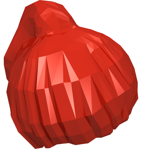 Lego Hair Ponytail / Red