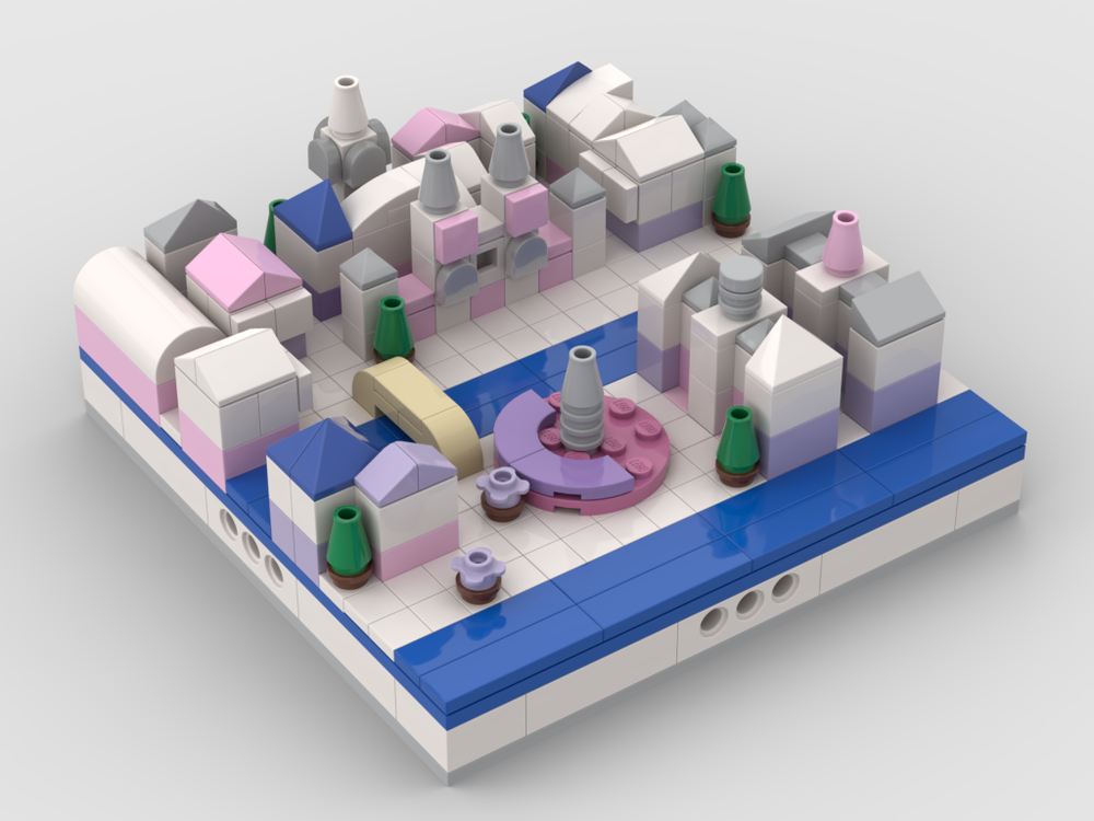 Lego Amsterdam mini scale model