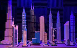 Commerzbank Tower 1:800 Scale