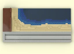 Beach tram rails