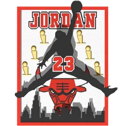 Michael Jordan Tribute Shadowbox