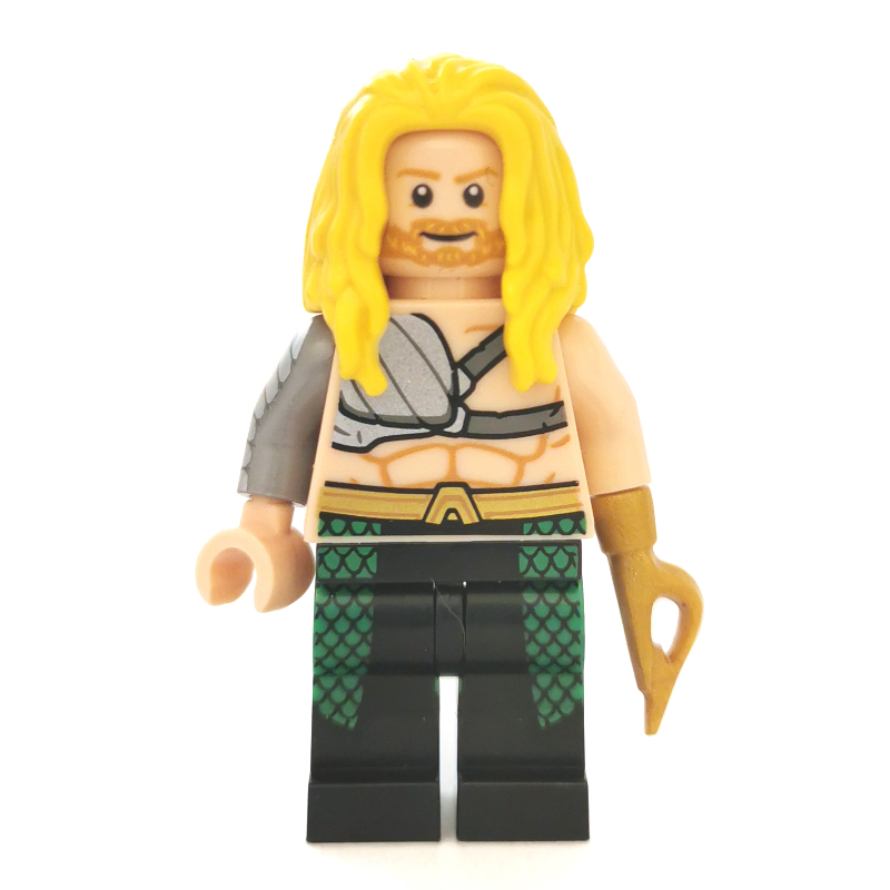 Lego Aquaman, Long Yellow Hair, Hook Hand (CMF)