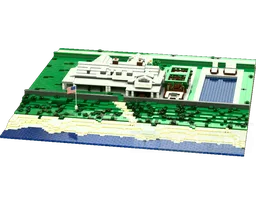 Beam Ends - micro-scale modular Mansion (9 MILS modules)