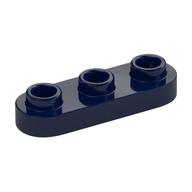 Lego Plate Special 1 x 3 Rounded with 3 Open Studs / Dark Blue