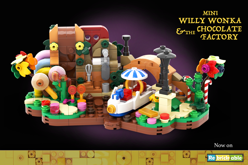 Lego Mini Willy Wonkas Chocolate Factory
