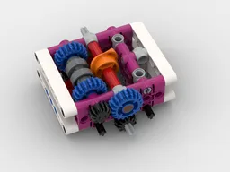 Lego Technic Distribution Transmission with 4 Outputs