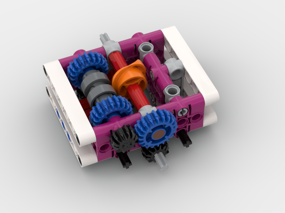 Lego Technic Distribution Transmission with 4 Outputs