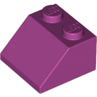 Brick Sloped 45° 2 x 2 / Magenta