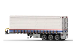 Model Team 5580 Curtainsider Trailer
