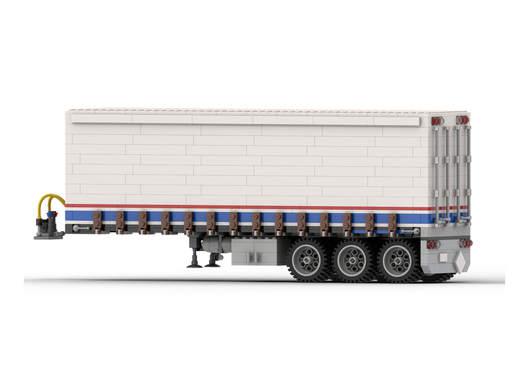 Lego Model Team 5580 Curtainsider Trailer