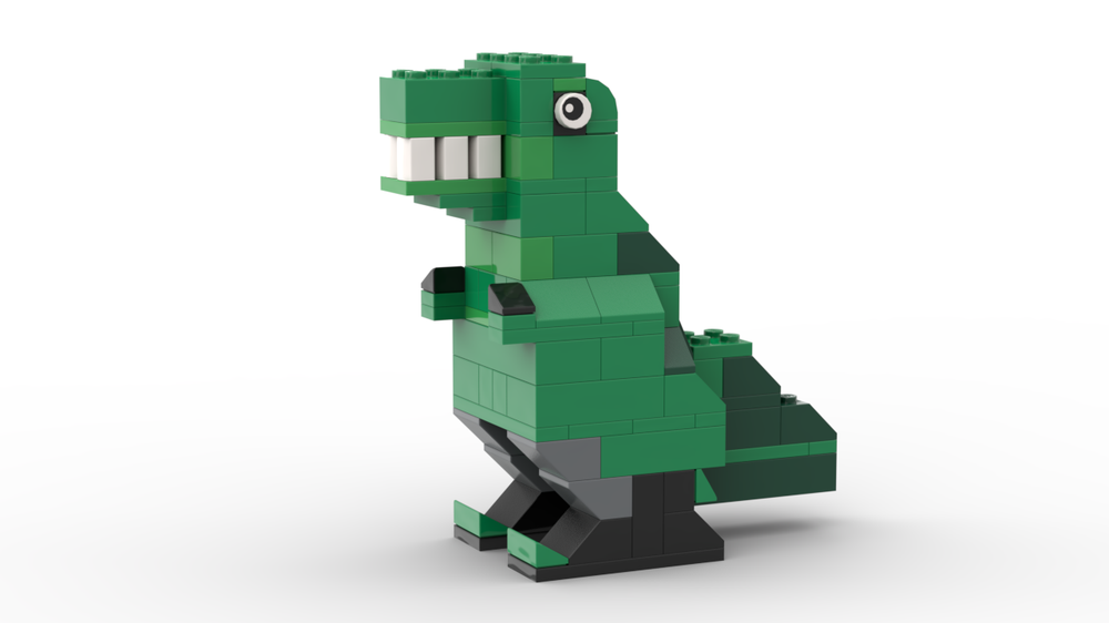Lego 11016 Green dinosaur