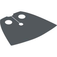 Lego Neckwear Cape, Standard, Very Short [Traditional Starched Fabric] / Sand Blue