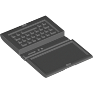 Lego Equipment Laptop / Dark Bluish Gray