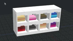 IKEA shelf "Kallax" 2x4