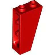 Brick Sloped Inverted 75° 2 x 1 x 3 / Red