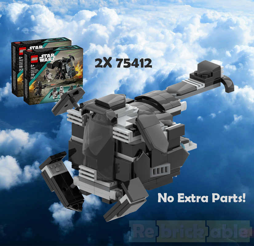 Lego 2X 75412 Police gunship