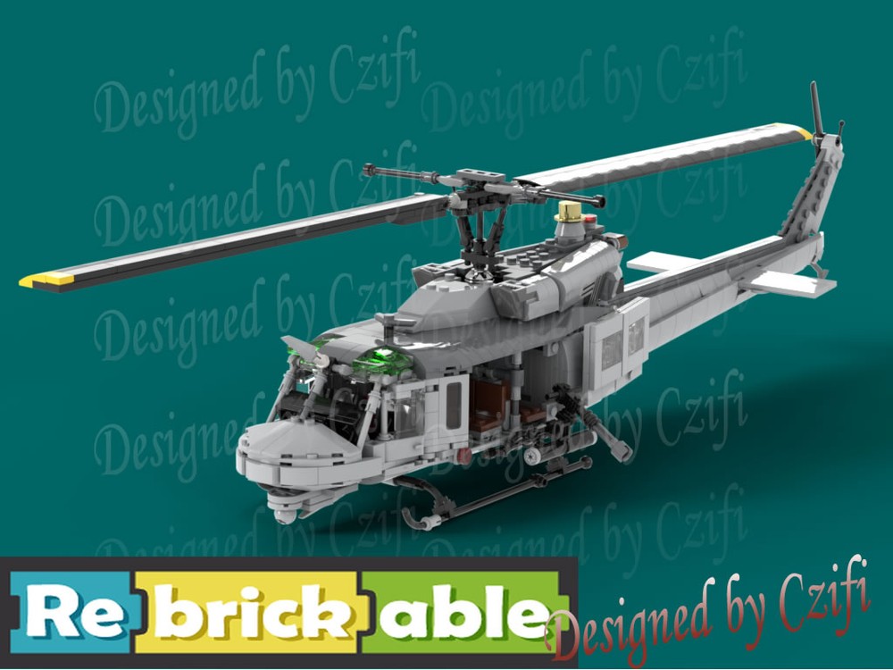 Lego UH-1N Iroquois (Huey) USMC-SAR