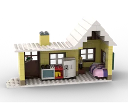 Vintage winter cottage