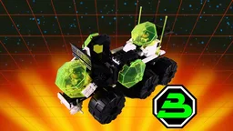 6933 Blacktron 2 Surface Explorer (Alternate model)