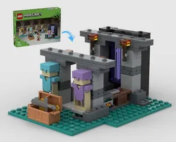 Secret Base with Portal 21252 Alternative