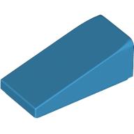 Lego Brick Sloped 18° 2 x 1 x 2/3 / Dark Azure