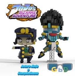 BrickPop JoJo's Bizarre Adventure-Jotaro Kujo-