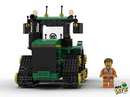 John Deere tracks articulated