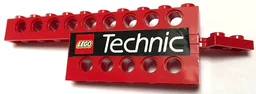 Stickered Assembly 12 x 1 x 2 2/3 with LEGO TECHNIC Logo Pattern Model Right Side (Sticker) - Set 8440