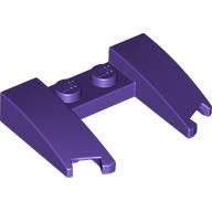 Lego Brick Wedged, Curved 3 x 4 x 2/3 Cutout / Dark Purple
