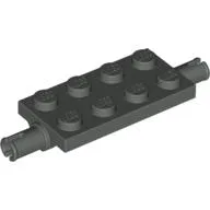 Plate Special 2 x 4 with Pins / Dark Gray
