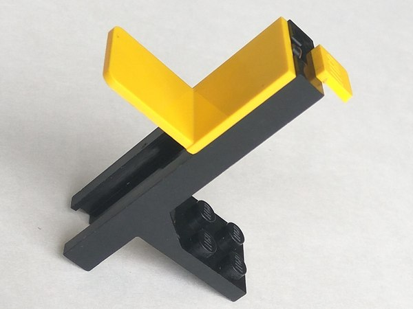 Lego Vehicle, Forklift 2 x 2 Plate with Yellow Fork