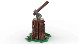 Axe in stump