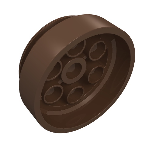 Lego Wheel 30 x 13 Model Team / Brown