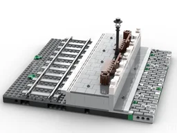 modular trainstation seating platform