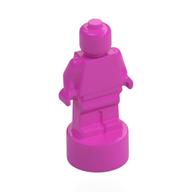 Lego Minifig Trophy Statuette / Dark Pink