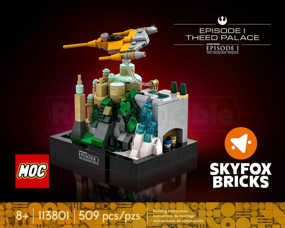 Lego SW Episode I: Theed Palace + N1 Starfighter