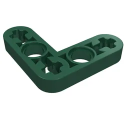 Technic Beam 3 x 3 L-Shape Thin / Dark Green
