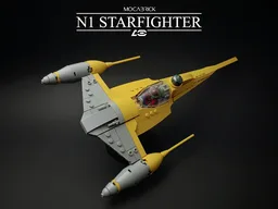 N1 Starfighter (minifig scale)
