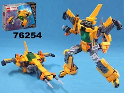 Transformer Brainstorm/ Cybertronian jet using LEGO 76254: Baby Rocket's ship