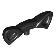 Lego Headwear Accessory Cat Ears with Pin, Hollow Ears / Black