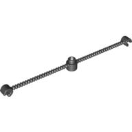 Lego Duplo Hose Flexible 11L with Grabber Hand Ends and Middle Stud / Black