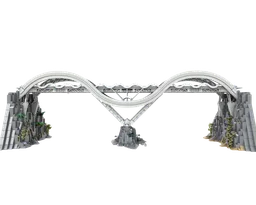 Monorail Track Train Bridge
