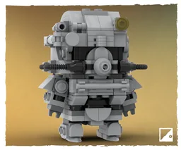Fallout LEGO Brickheadz MOC ~ T-45 Power Armor (Bethesda & Amazon Prime)