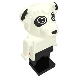 Fabuland Figure Panda 2 / White